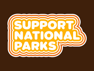 National Parks adventure badge illustration national park outdoor badge outdoors patch retro typography vintage wilderness