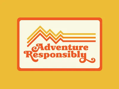 mountain lines 70s 70sdesign adventure badge logo national park outdoor badge outdoors patch retro retro badge utah vintage