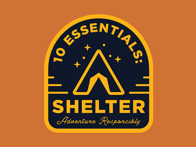 Shelter adventure badge logo national park nature badge outdoor badge outdoors patch retro vintage wilderness