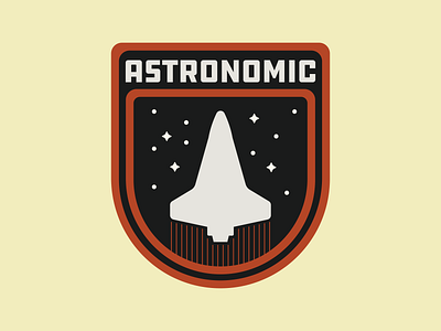 Astronomic badge outer space patch retro retro space space badge vintage