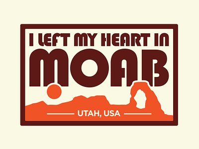 Moab badge logo moab badge moab logo moab utah outdoors patch retro retro badge retro design utah logo vintage wilderness