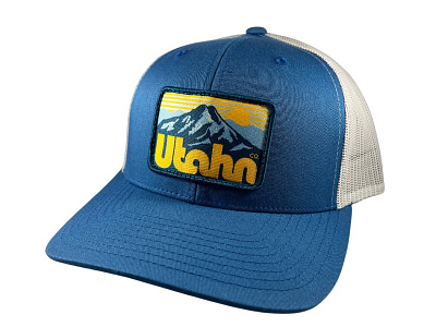 Olympus Hat badge logo outdoors patch trucker hat utah utahn vintage wasatch mountains
