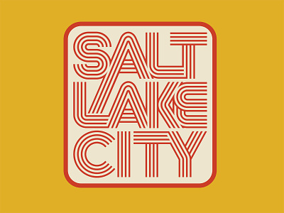 Salt Lake City badge logo patch retro salt lake city salt lake logo scl utah utah logo vintage