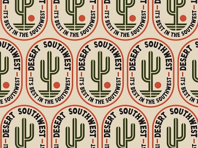 Southwest is best badge cactus logo desert badge desert southwest design logo outdoors patch retro retro badge southwest is best vintage wilderness