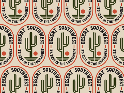 Southwest is best badge cactus logo desert badge desert southwest design logo outdoors patch retro retro badge southwest is best vintage wilderness