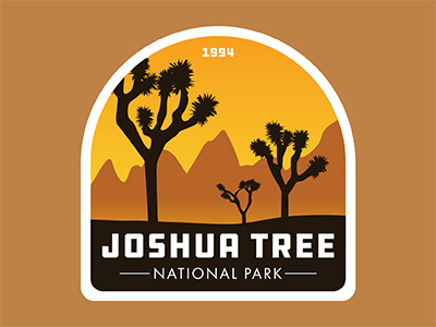Joshua Tree badge california joshua tree joshua tree national park logo national park patch
