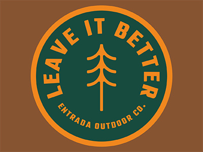 Leave It Better 2 badge boy scout leave it better logo patch pine tree retro tree vintage