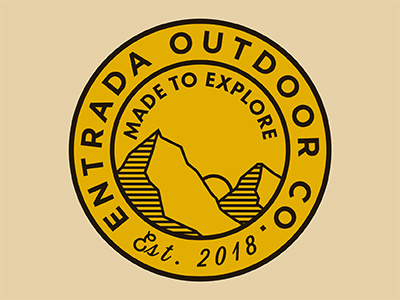 Made to Explore badge explore mountain outdoor patch retro vintage wilderness