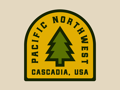 PNW Patch adventure badge design icon logo oregon outdoors pacific northwest patch pnw retro sticker vintage washington wilderness