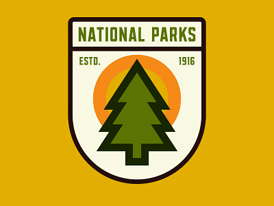 Nps Patch adventure badge design icon illustration logo national park nps outdoors patch retro sticker vintage wilderness