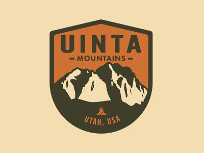 Uinta Patch adventure badge branding design icon illustration logo mountains national park outdoor badge outdoor patch outdoors patch retro sticker uinta utah vintage wilderness