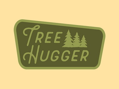 Tree Hugger adventure badge design logo national park outdoors patch retro retro badge vintage wilderness