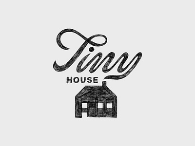 Tiny House Outtakes house lettering logo music script smoke tiny