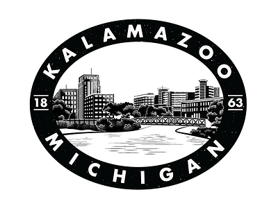 Kalamazoo Skyline By Blake Johnson On Dribbble