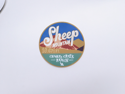 Sheep Mountain Sticker
