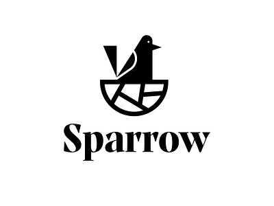 Sparrow badge bird holland logo michigan nest prospectus sparrow