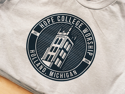 Hope College Worship badge badge chapel church college hope logo worship