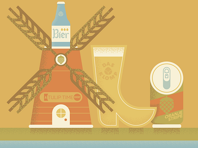 dutch bier stuff beer bier boot brew can craft dutch hops tulip wheat windmill