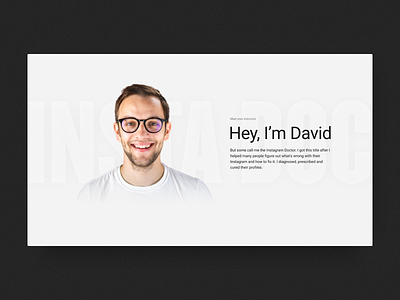 Dave Talas Personal Website minimal personal brand personal website typography ui web web design whitespace