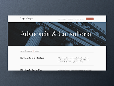 Law Firm Website - Hero Section blue hero herosection law lawfirm typography ui web web design website