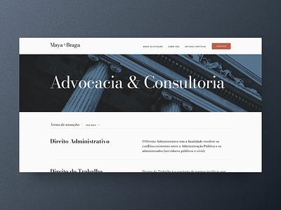 Law Firm Website - Hero Section