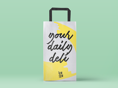 Packaging bag brand branding cdmx deli design identity lettering logo paper slogan