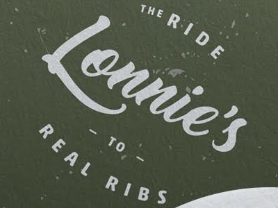 Lonnie's brand branding design identity lettering logo logotype naming ribs