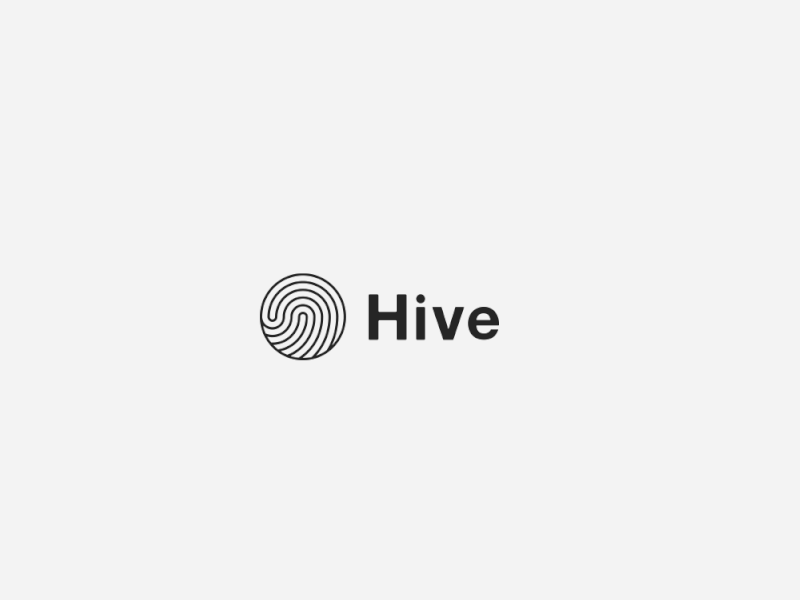 Hive brand branding design graphic hive identity logo logotype naming