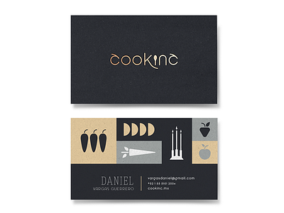 Cookinc brand branding business card design graphic icons identity logo logotype naming