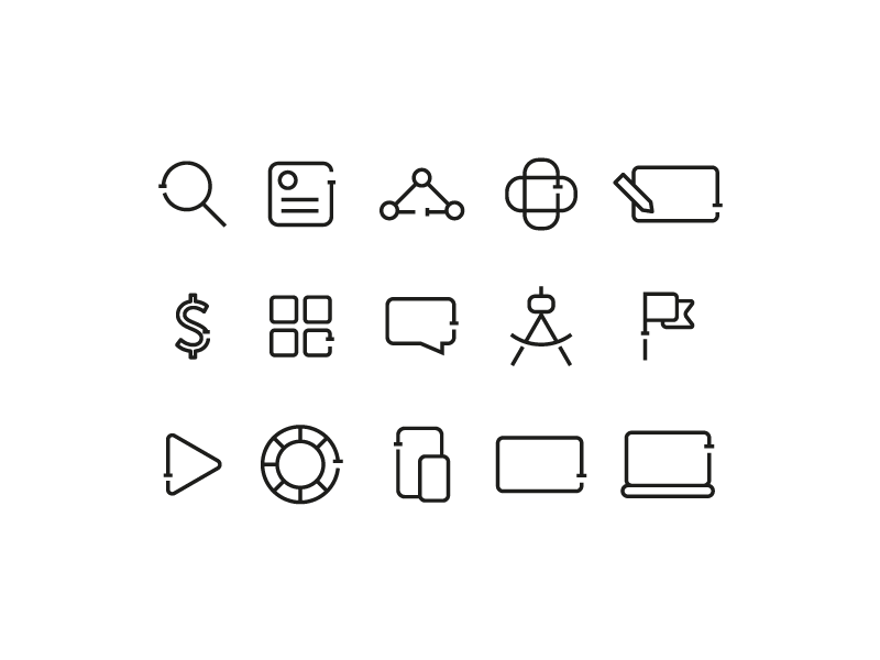 Luxury Presence Icons By The Branding People On Dribbble