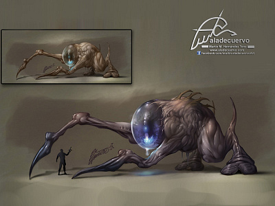Creature Practice alien concept art creature monster sci fi space xtrange