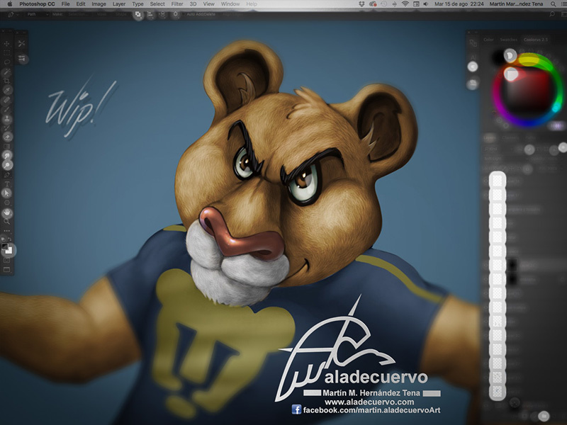 Puma cartoon by Martin M. Hdez. Tena on Dribbble