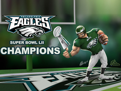 Eagles Nfl Champions eagles fanart nfl philadelphia sports super bowl lii