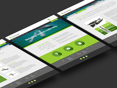 Waveblade UI design interface ui web website