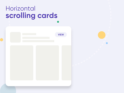 horizontal scrolling cards animation behaviour branding bright clean colorful design flat gradient interaction loading animation micro interaction principleapp ux