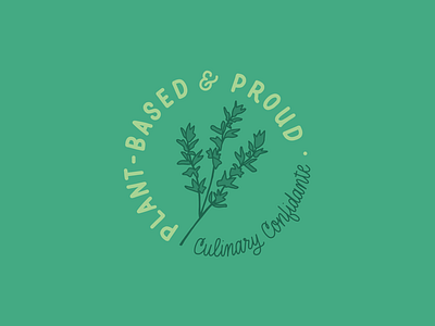 Plant-Based & Proud hand drawn hand lettered design hand lettering lettering works plant based plant illustration vegan vegetarian