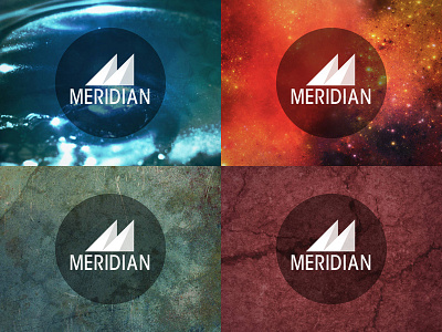 Meridian Logo Alternates band logo music photoshop