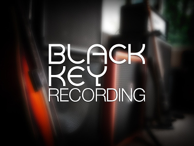 Black Key Recording Logo branding identity logo recording studio