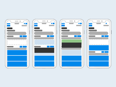 Mobile Drag and Drop Exploration blocking concept drag and drop exploration interaction lofiwireframe mobile prioritization ux uxui wireframe