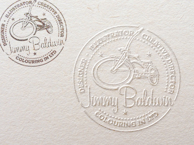 Jimmy B's Stamps identity illustration