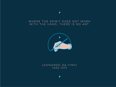 The best art quote. art design illustration line illustration quote spirit vector