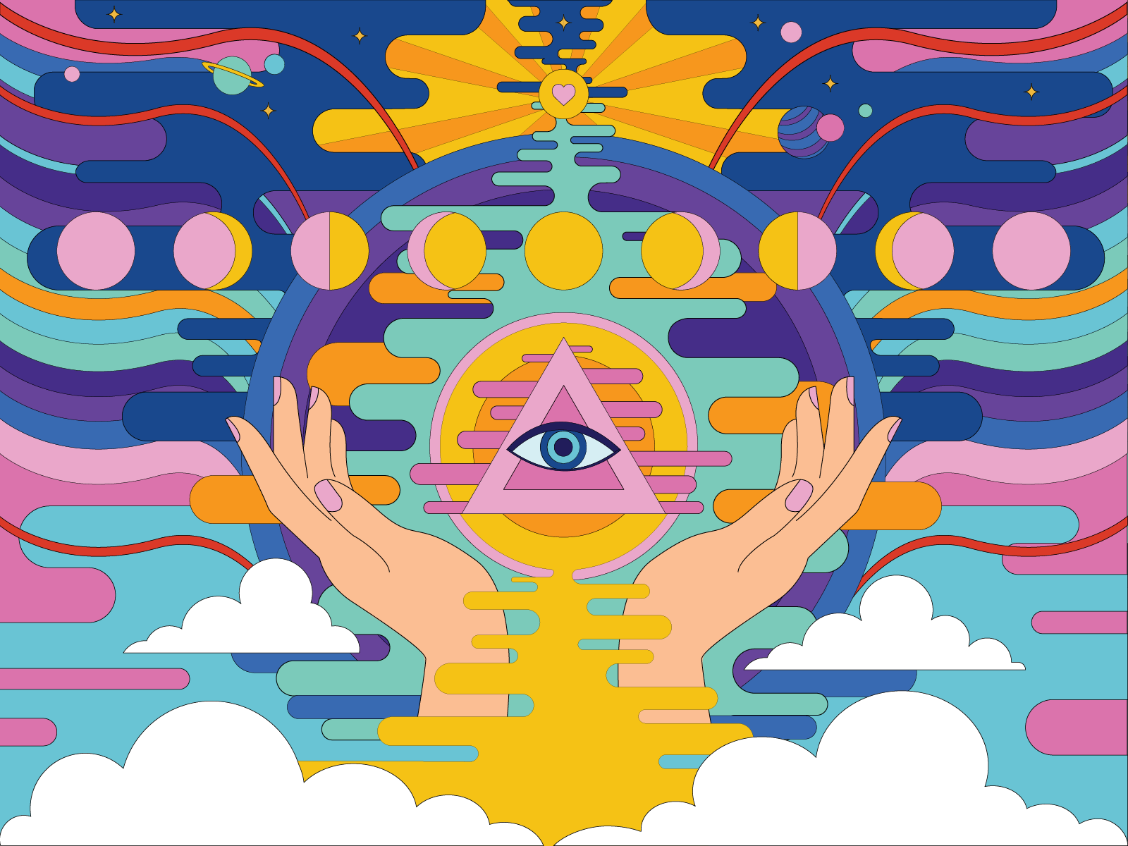 third eye art wallpaper