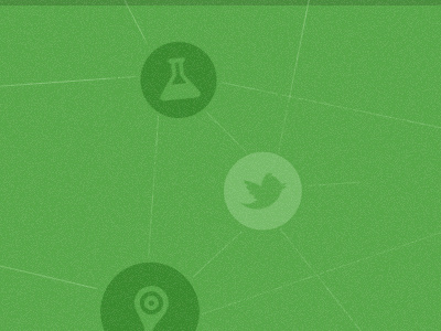 Web circles cluster green icons web