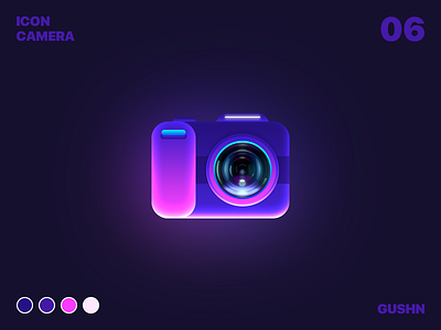 ICON_CAMERA gradient icon design quality