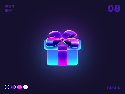 ICON_GIFT gradient icondesign quality