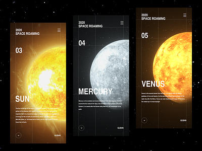Planet poster2 c4d photoshop planet poster ui uidesign