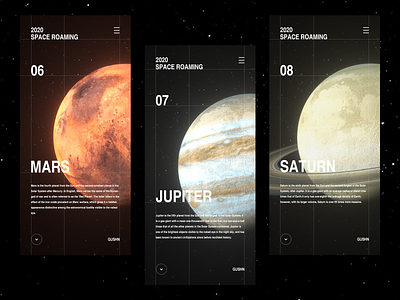 Planet poster3 c4d photoshop planet poster ui uidesign