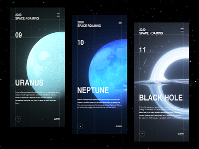 Planet poster4 c4d photoshop planet poster ui ui design