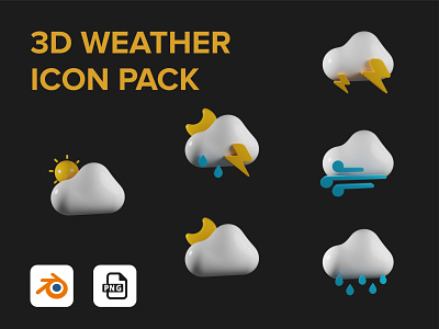 3D Weather Icon Pack