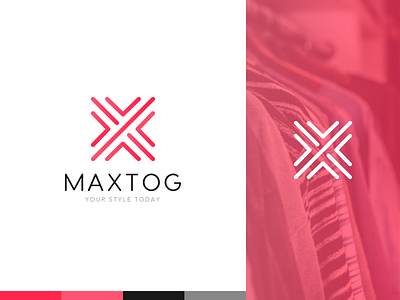 Maxtog - Garments branding brand brand agency branding clothing brand corporate branding design garments illustration logo x x letter x logo